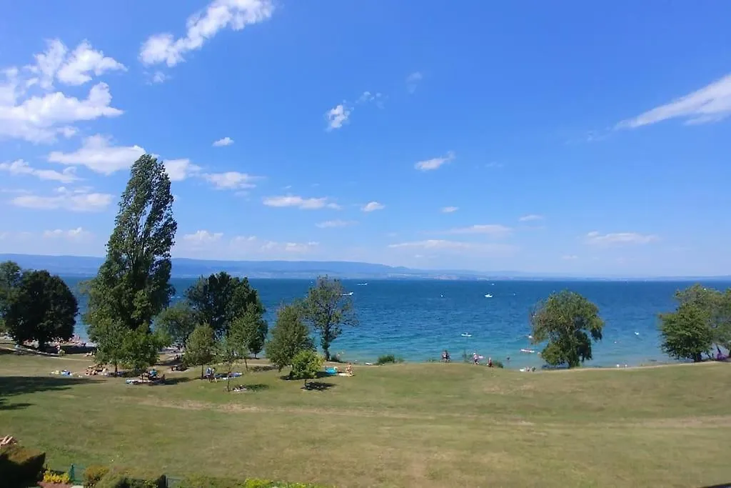 Lakefront. Appartement Pieds Dans L'Eau. View And Direct Access To The Lake. Anthy-sur-Leman 0*,