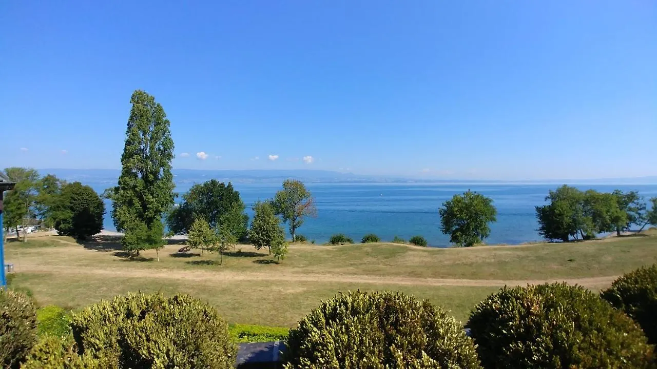 Lakefront. Appartement Pieds Dans L'Eau. View And Direct Access To The Lake. Anthy-sur-Leman 法国