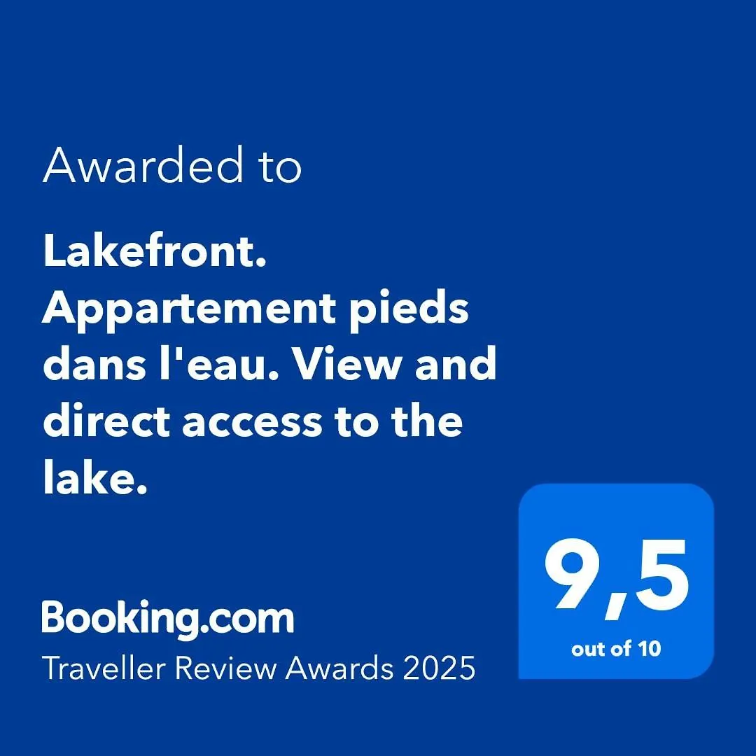 Lakefront. Appartement Pieds Dans L'Eau. View And Direct Access To The Lake. Anthy-sur-Leman 0*,  法国